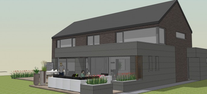 Maison contemporaine à Marche-en-Famenne