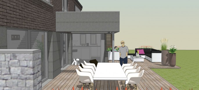Maison contemporaine à Marche-en-Famenne