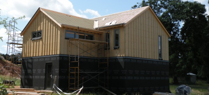 Maison ossature bois à Transinne