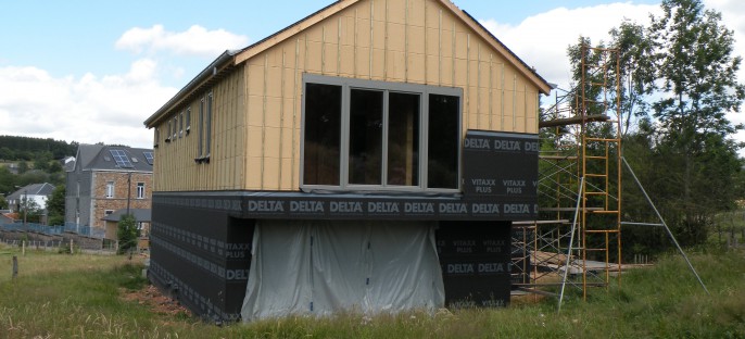 Maison ossature bois à Transinne